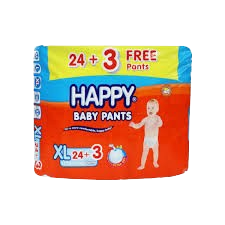 Happy Pants XLarge - Pack of 24 + 3