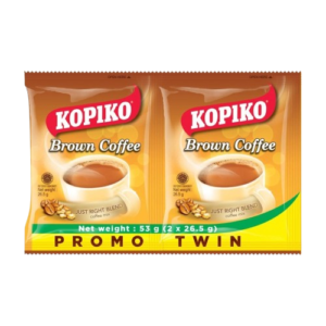 Kopiko 3-in-1 Brown Coffee Twin Pack  52g