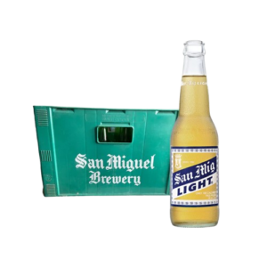 San miguel light 330ml bottle x 12 HALF CASE