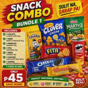 SNACK COMBO BUNDLE 1 Now: ₱45