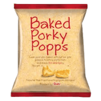 Baked Porky Popps Classic Vinegar | 34g