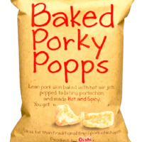 Baked Porky Popps Hot & Spicy | 34g