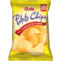 Oishi Natural Potato Chips Plain Salt | 160g