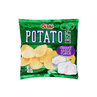 Oishi Potato Crisps Creamy Garlic | 50g