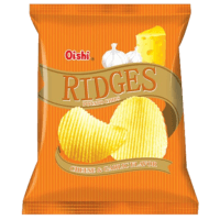 Oishi Ridges Cheese Garlic | 60g