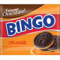 Nissin Bingo Choco Orange Sandwich | 28g 10pcs