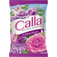 Calla Floral Fresh Powder Detergent with Fabric Conditioner 100g x 6s