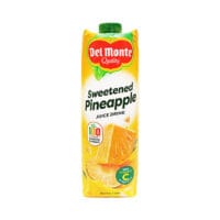 Del Monte Juice Drink Sweetened Pineapple 1L
