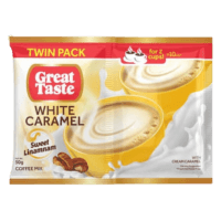Great Taste White Caramel Twin Pack 50g